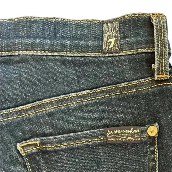Seven 7 for all Mankind Denim Shorts Raw Hem or Cuffed cutoff from jeans Size 29 - Picture 5 of 12
